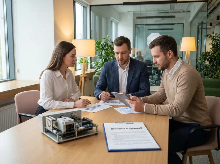 Протокол испытания на продукцию